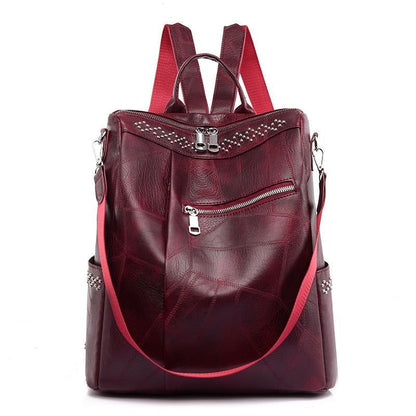 Fashion Cool Backpack GCBQZX34 Casual Soft Leather Travel Large Capacity Comfortable School Bag - Touchy Style .