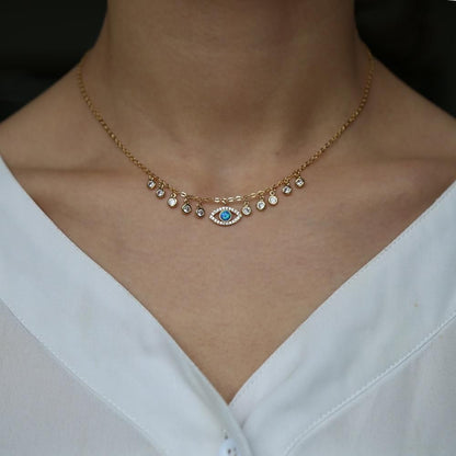 Fashion Fire Opal Necklaces Charm Jewelry - Touchy Style .