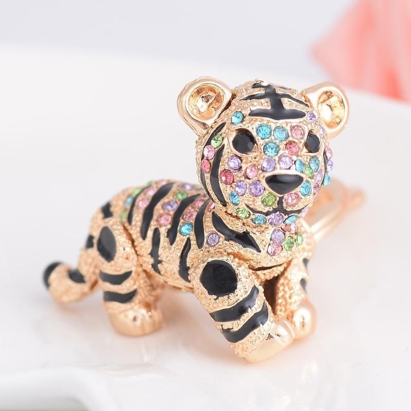 Fashion Lovely Tiger Unique Keychain 