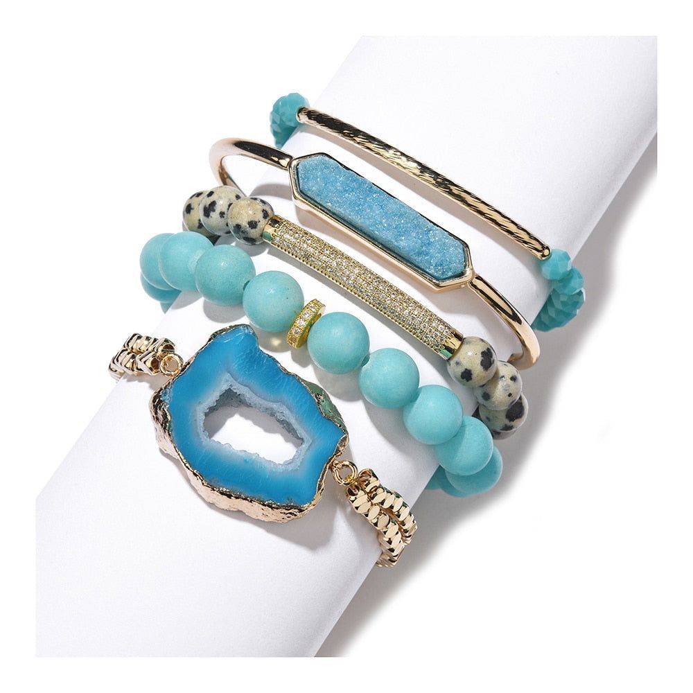 7 Chakra Bracelet, Onyx Bracelet, Semi Precious Natural Gemstone Beads  Reiki Healing Bracelets(Pack Of 1)