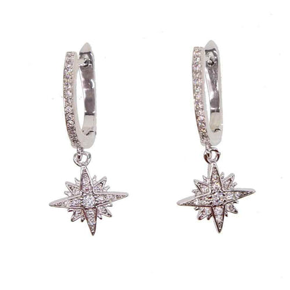 Fashion North Star Earrings Charm Jewelry - Touchy Style .