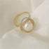 Finger Rings Charm Jewelry Classic Pearl Flower Fashion EOS0156 - Touchy Style