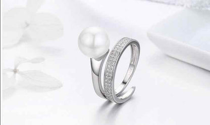 Finger Rings Charm Jewelry - Rounded Pearl - BOS33 - Touchy Style