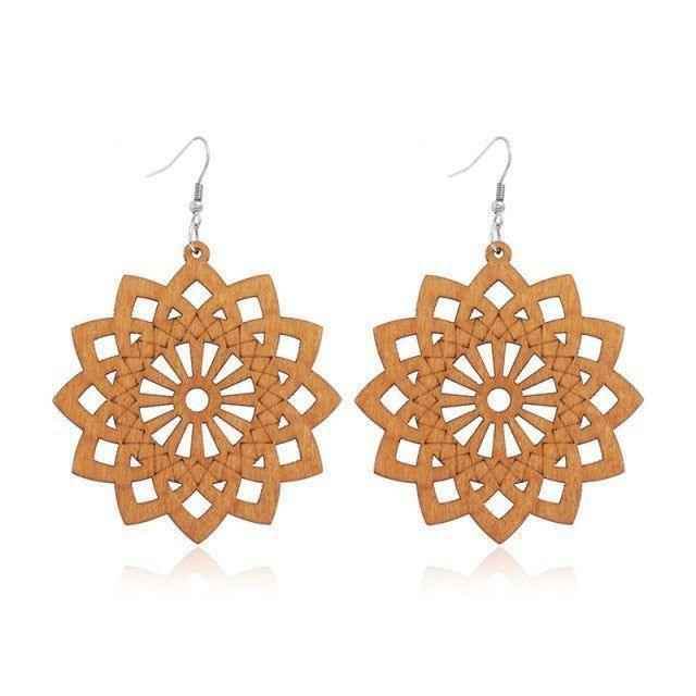 Geometric Big Dangle Earrings Charm Jewelry DS0425 - Touchy Style
