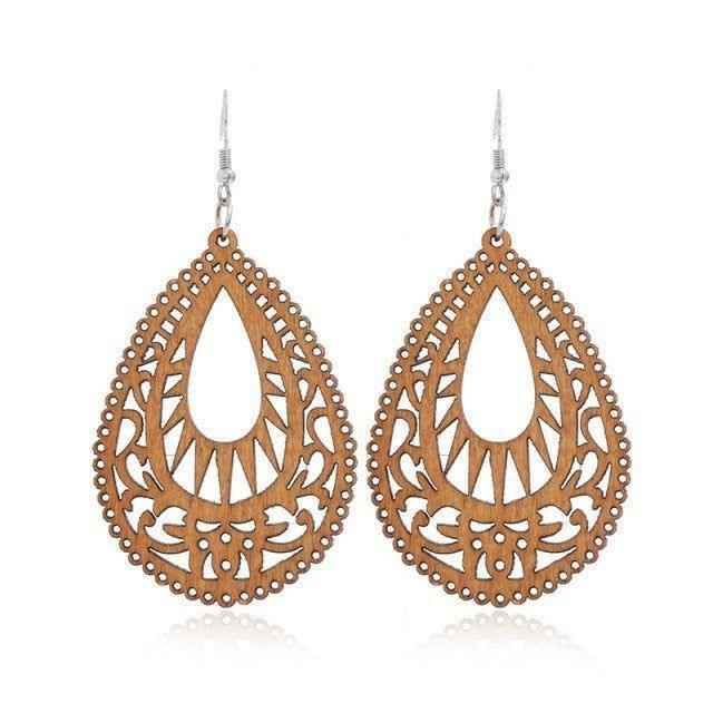 Geometric Big Dangle Earrings Charm Jewelry DS0425 - Touchy Style