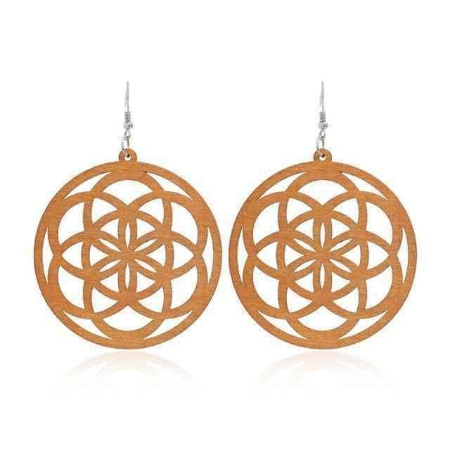Geometric Big Dangle Earrings Charm Jewelry DS0425 - Touchy Style