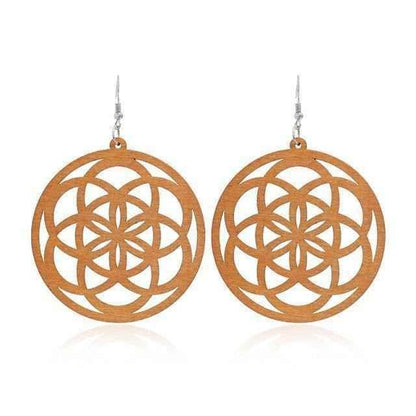 Geometric Big Dangle Earrings Charm Jewelry DS0425 - Touchy Style