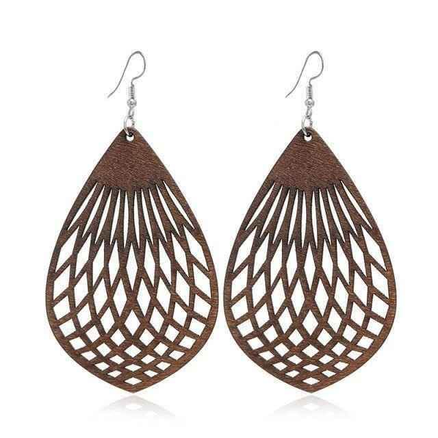 Geometric Big Dangle Earrings Charm Jewelry DS0425 - Touchy Style