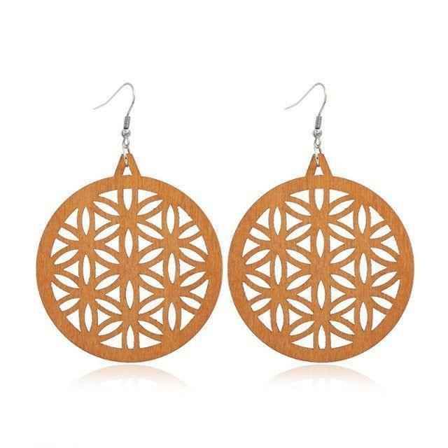 Geometric Big Dangle Earrings Charm Jewelry DS0425 - Touchy Style