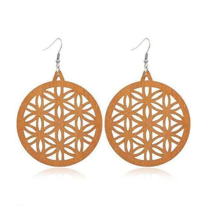 Geometric Big Dangle Earrings Charm Jewelry DS0425 - Touchy Style