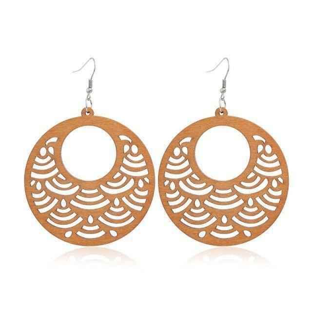 Geometric Big Dangle Earrings Charm Jewelry DS0425 - Touchy Style