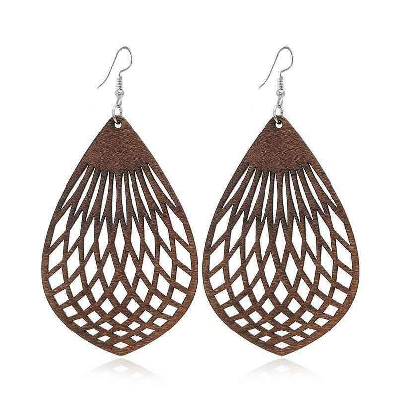 Geometric Big Dangle Earrings Charm Jewelry DS0425 - Touchy Style