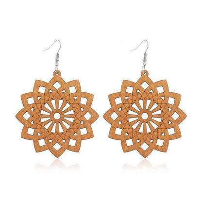 Geometric Big Dangle Earrings Charm Jewelry DS0425 - Touchy Style