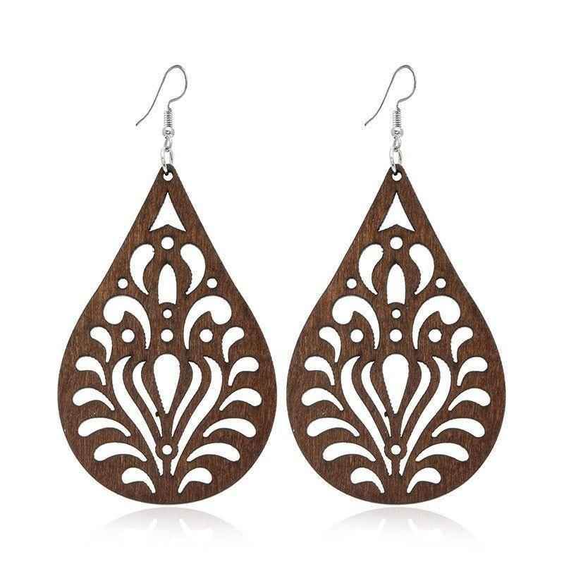Geometric Big Dangle Earrings Charm Jewelry DS0425 - Touchy Style