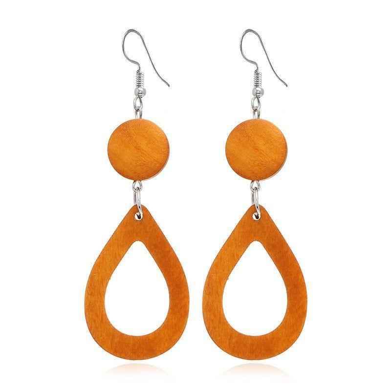 Geometric Big Dangle Earrings Charm Jewelry DS0425 - Touchy Style