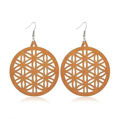 Geometric Big Dangle Earrings Charm Jewelry DS0425 - Touchy Style