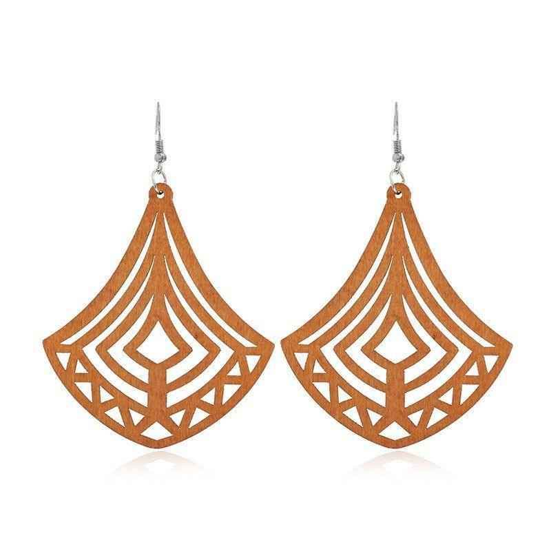 Geometric Big Dangle Earrings Charm Jewelry DS0425 - Touchy Style