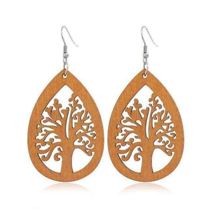 Geometric Big Dangle Earrings Charm Jewelry DS0425 - Touchy Style