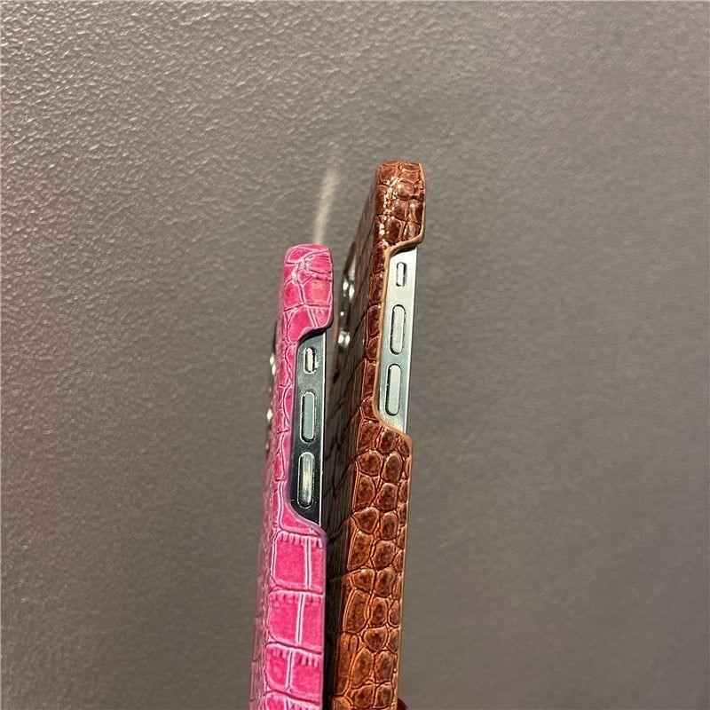 Glossy Leather Soft Cute Phone Cases For iPhone 14 11 12 13 Pro Max 7 8 Plus Xr X Xs SE 2 - Touchy Style