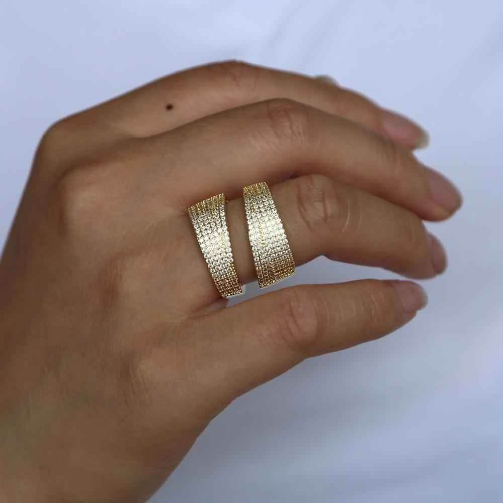 Gold Color Hip-Hop Finger Rings Charm Jewelry - Touchy Style .