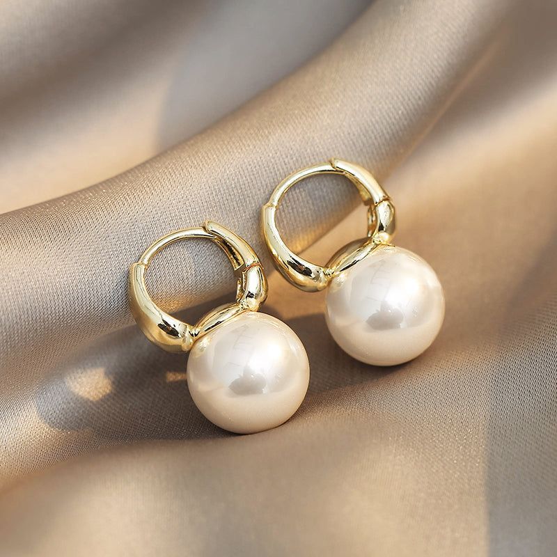 Golden Big Pearl Bracelets Charm Jewelry XYS1229 Sweet Accessories - Touchy Style .