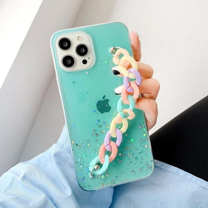 Gradient Glitter Rainbow Cute Phone Case For iPhone 11 12 Pro Max 12 Mini XS Max X XR 8 7 Plus - Touchy Style .