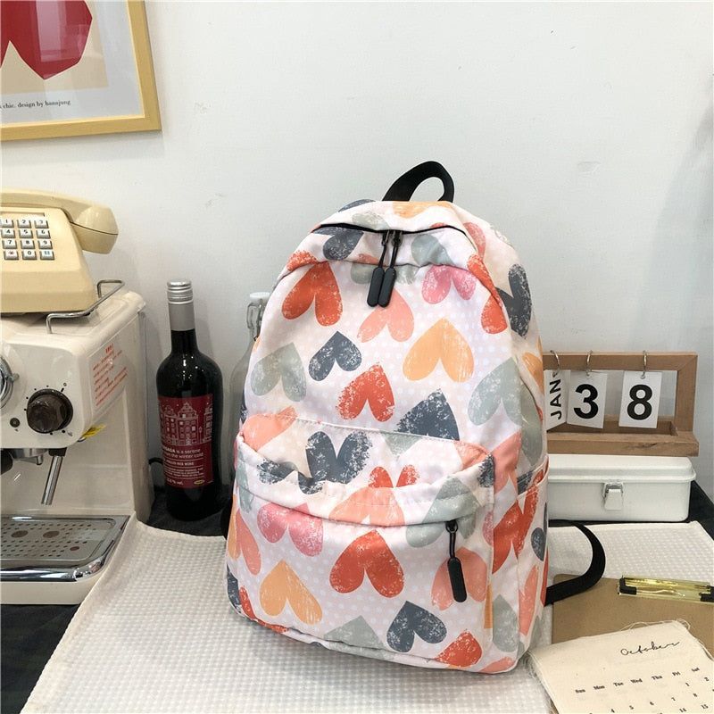 Graffiti Flowers College Fashion Cool Backpacks JN57 Schoolbag - Touchy Style .