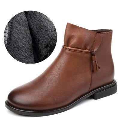 Handmade Leather Ankle Boots GCSV13 - Soft Women&