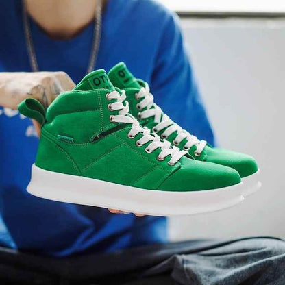 High-top Canvas Breathable - Fashionable Men&