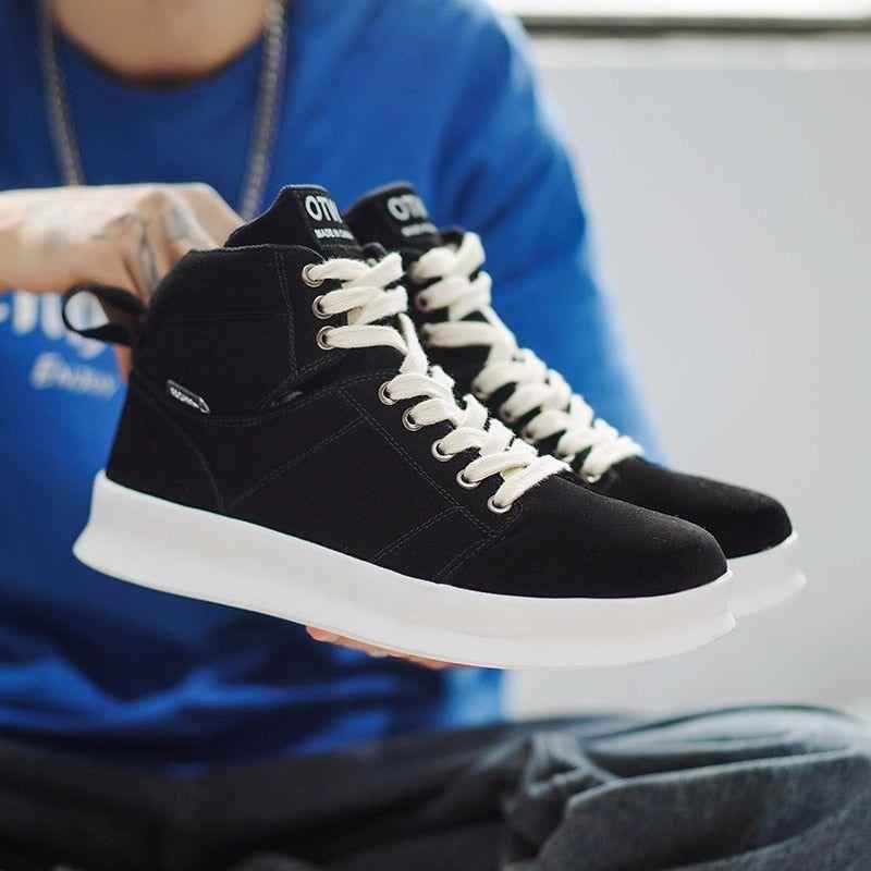 High-top Canvas Breathable - Fashionable Men&