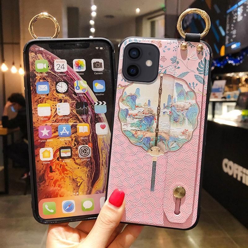 For iPhone 14 Plus Case Luxury Square Leather Phone Cases For 13 Mini  iPhone 12 11 Pro Max 6S 7 8 Plus X XS Max XR Vintage Coque