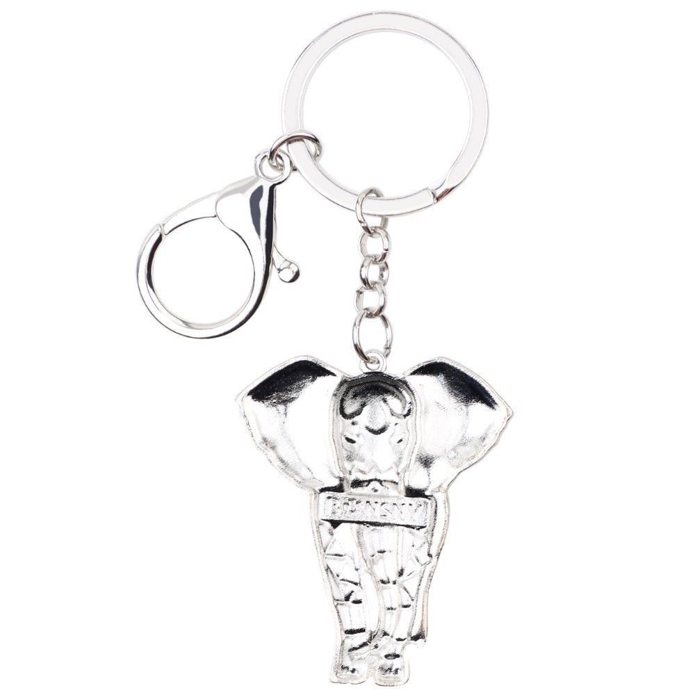 Jungle Animal An Elephant Pattern Unique Key Chain BOS0105 - Touchy Style .