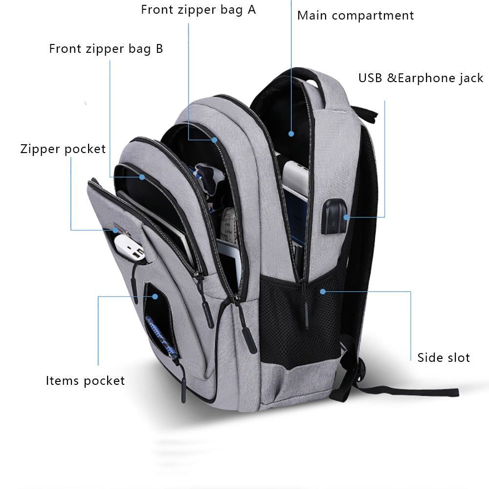 Aocrin Waterproof Wheeled Laptop Backpack for Business, India | Ubuy
