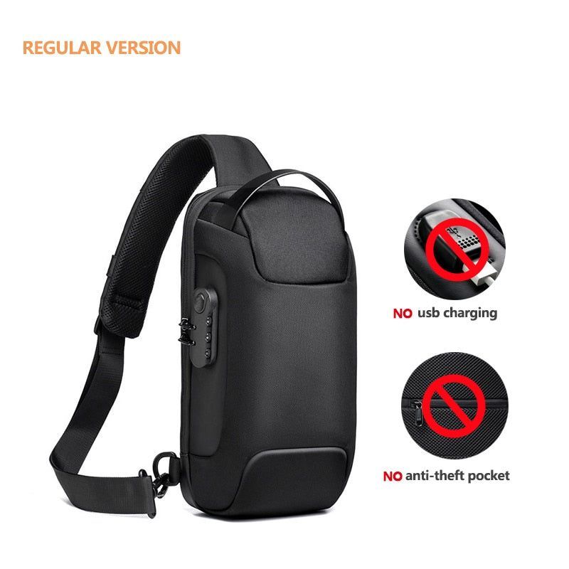 Large Capacity Cool Backpack Unisex Laptop Oxford Solid Big High School Bags UCBMOS11 - Touchy Style .