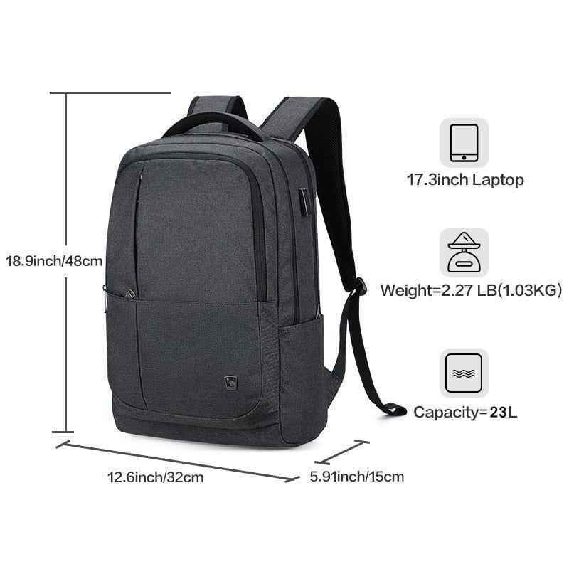 Large Capacity Cool Backpacks S01 Laptop Daypack Bookbag With USB Charging - Touchy Style