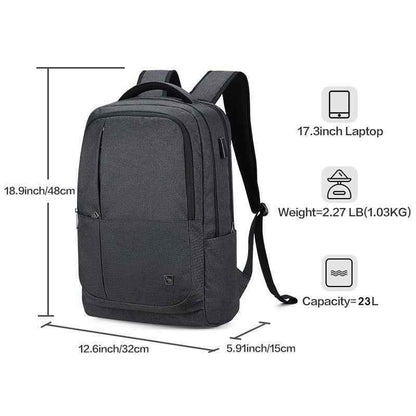 Large Capacity Cool Backpacks S01 Laptop Daypack Bookbag With USB Charging - Touchy Style .