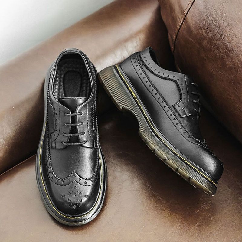 Leather Casual Shoes for Men MCSPO01: Stylish and Comfortable - Touchy Style .