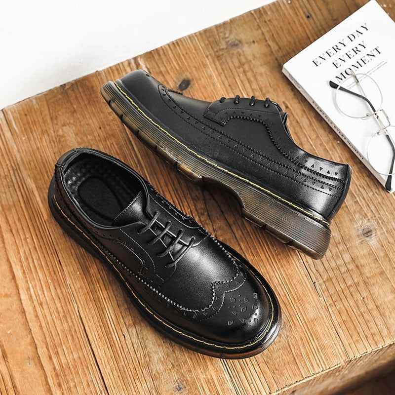 Leather Casual Shoes for Men MCSPO01: Stylish and Comfortable - Touchy Style