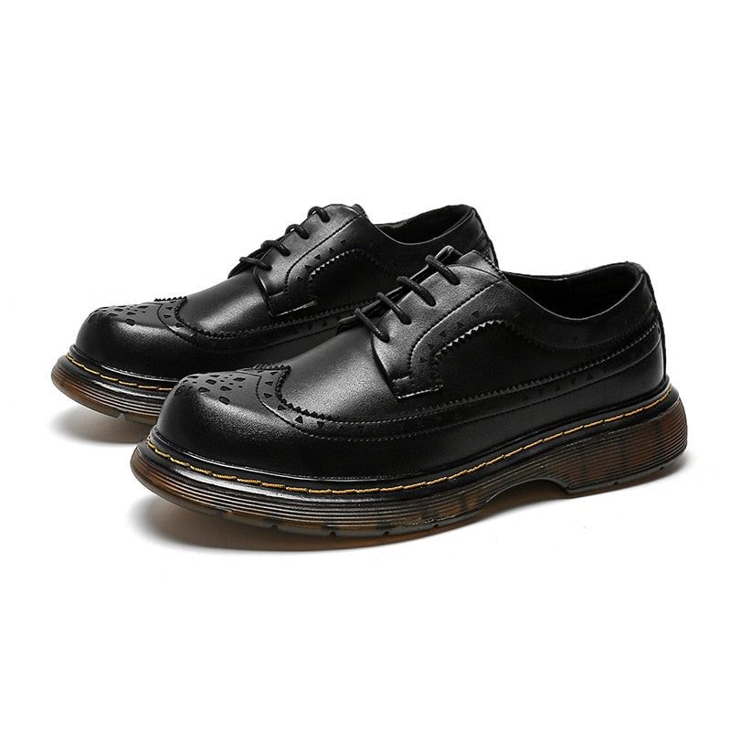 Leather Casual Shoes for Men MCSPO01: Stylish and Comfortable - Touchy Style .
