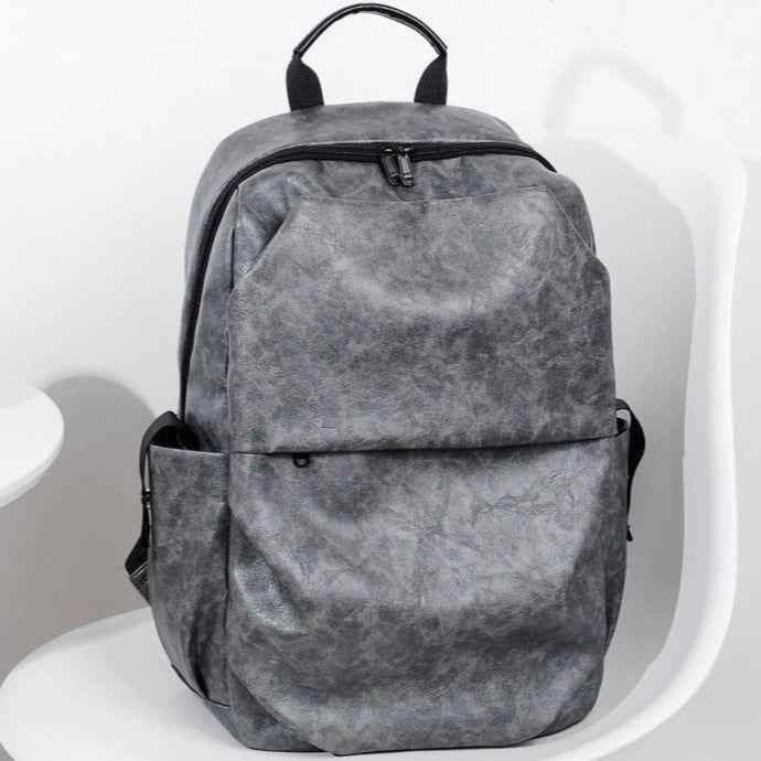 Leather Cool Backpack CBROS24 For Men Fashion Large Capacity Laptop Travel Bag - Touchy Style