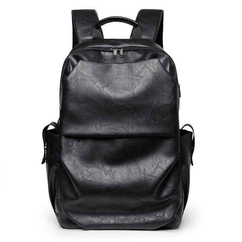 Leather Cool Backpack CBROS24 For Men Fashion Large Capacity Laptop Travel Bag - Touchy Style