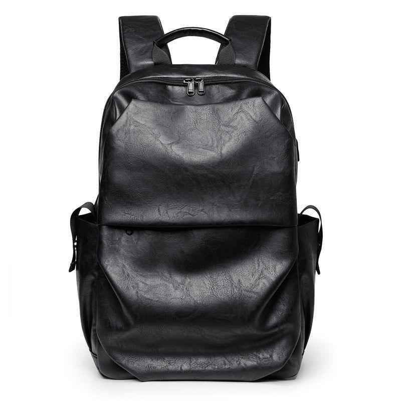 Leather Cool Backpack CBROS24 For Men Fashion Large Capacity Laptop Travel Bag - Touchy Style