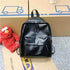 Leather Cool Backpack: Multi Pocket Big Travel Bag for Women XA503H - Touchy Style