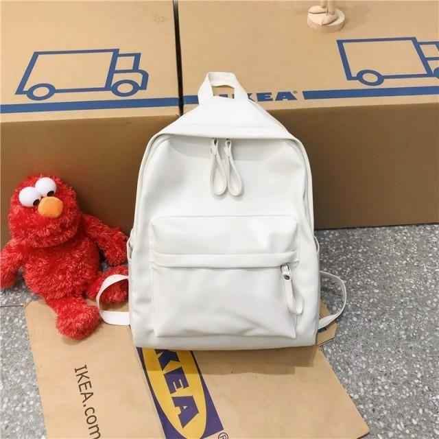 Leather Cool Backpack: Multi Pocket Big Travel Bag for Women XA503H - Touchy Style