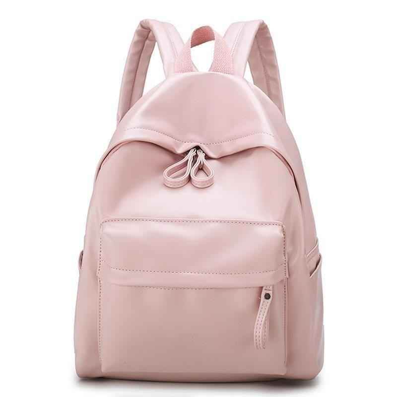 Leather Cool Backpack: Multi Pocket Big Travel Bag for Women XA503H - Touchy Style .