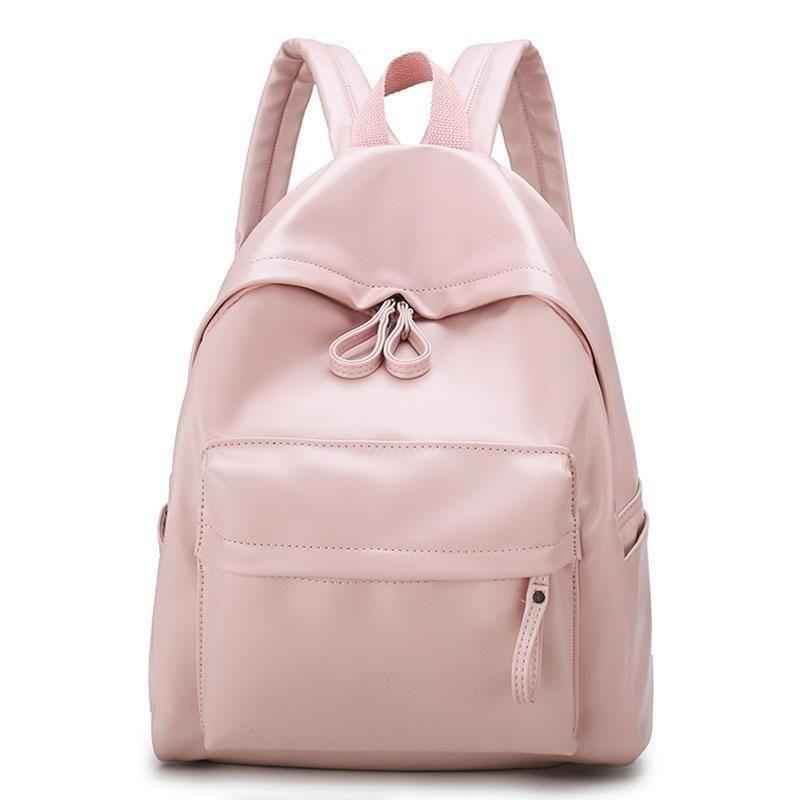 Leather Cool Backpack: Multi Pocket Big Travel Bag for Women XA503H - Touchy Style