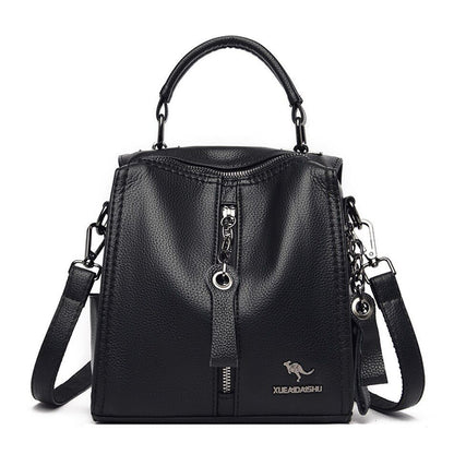 Leather Cool Backpacks GCBV53 Fashion College Shoulder Bag - Touchy Style .