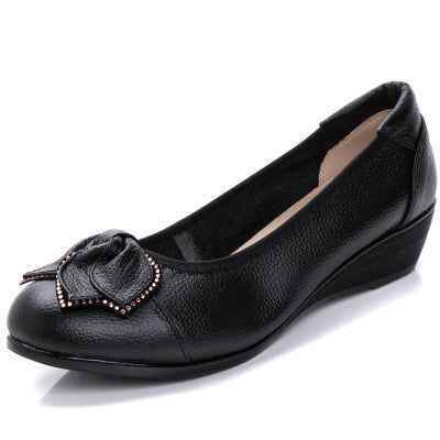 Leather Flats Women&