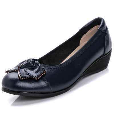 Leather Flats Women&