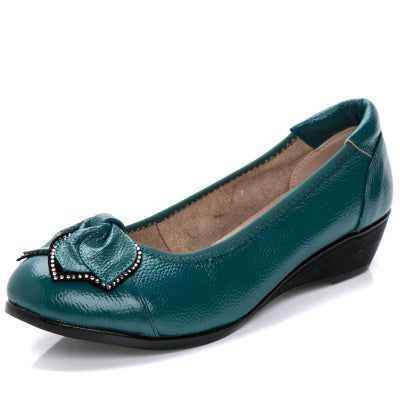 Leather Flats Women&